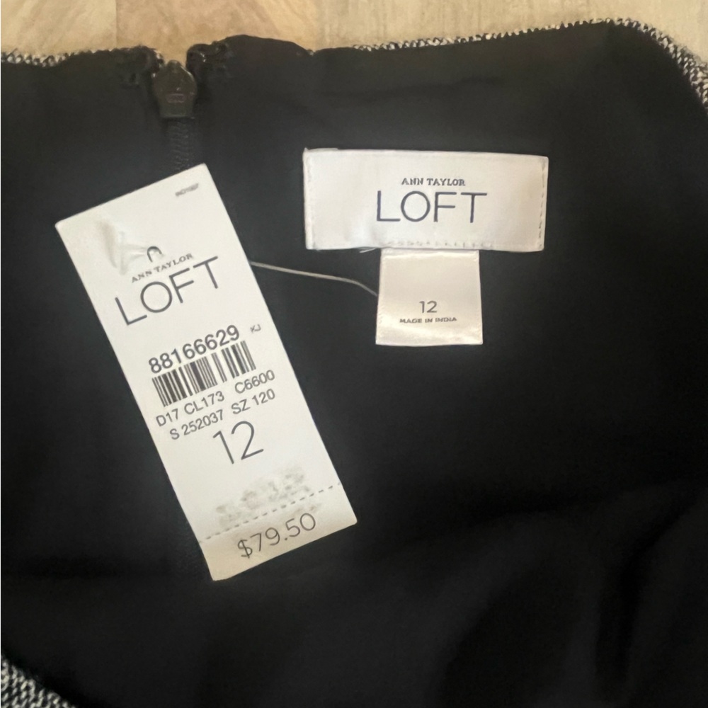 NWT- Loft grey dress - Picture 4 of 5